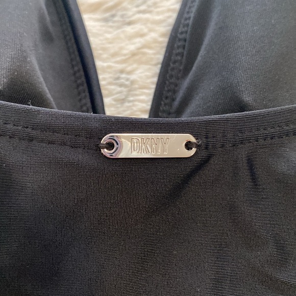 DKNY HALTER ONE-PIECE SWIMSUIT - Picture 3 of 4